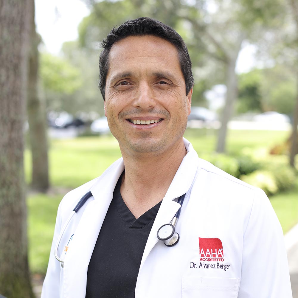 Dr. Francisco Alvarez Berger posing for a photo outside